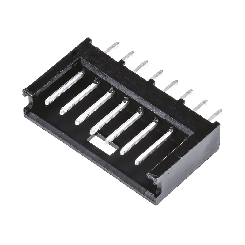 TE Connectivity AMPMODU MOD II Series Straight Through Hole PCB Header, 8 Contacts, 2.54 mm Pitch, 1 Row, Shrouded 280373-1