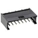 TE Connectivity AMPMODU Mod II 2.54 mm Shrouded Straight Through Hole PCB Header 16 Contacts 2 Row 280385-1