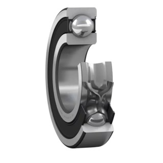 SKF Single Row Deep Groove Ball Bearing 75 mm ID, 130 mm OD, 25 mm Width, Sealed Cage Sheet Metal C3 Clearance 6215-2RS1/C3