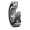 SKF Single Row Deep Groove Ball Bearing 75 mm ID, 130 mm OD, 25 mm Width, Sealed Cage Sheet Metal C3 Clearance 6215-2RS1/C3
