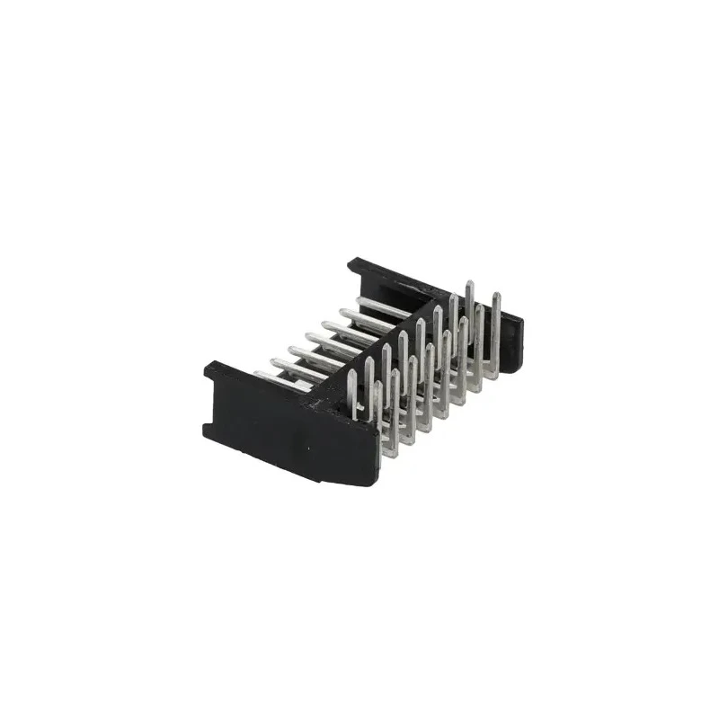 TE Connectivity AMPMODU Mod II Series Right Angle Through Hole 16 Contact 2.54 mm Pitch 2 Row Shrouded PCB Header 280390-1