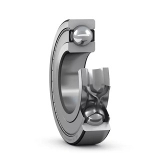 SKF Single Row Deep Groove Ball Bearing 75 mm ID, 130 mm OD, 25 mm Width, Shielded, C3 Clearance 6215-2Z/C3