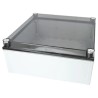 Fibox Polycarbonate Wall Box CAB PCQ Series IP66, IP67 Transparent Door, 172 mm x 400 mm x 400 mm