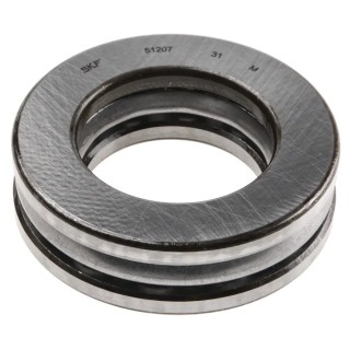 SKF Thrust Ball Bearing 35 mm ID, 62 mm OD, 18 mm Width, Sheet Metal Cage, Steel Balls 51207