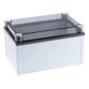Fibox CAB PCQ Series Polycarbonate Wall Box with Transparent Door IP66 IP67, 172 mm x 198 mm x 298 mm 
