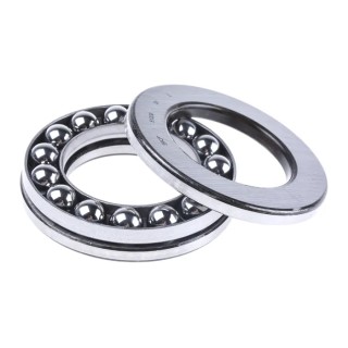 SKF Thrust Ball Bearing 40 mm ID, 68 mm OD, 19 mm Race Width, Sheet Metal Cage 51208