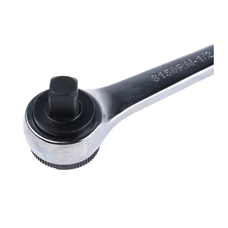 Bahco 1/2 in Chrome Vanadium Steel Ratchet with Ratchet Handle Nickel Chrome Plated 267mm Overall 8150RN-1/2