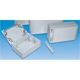 RS PRO AluCASE Series Grey Grey Lid Die Cast Aluminium Enclosure 70 mm x 220 mm x 130 mm 190132000 IP67