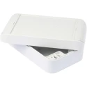 OKW StarCASE Series Grey Grey Lid ABS Enclosure, IP66, 50 mm x 160 mm x 90 mm 230.092.000