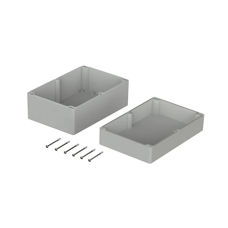 Bopla Flanged Euromas Series Grey Lid ABS Enclosure IP66, 120 mm x 240.3 mm x 160.3 mm 03243000