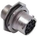 Souriau Sunbank by Eaton MIL Spec Circular Connector Female 23 Contacts Panel Mount Zinc Alloy Shell Size 18 UT071823SH6