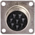 Souriau Sunbank by Eaton UTO Straight 8 Way Wall Mount MIL Spec Circular Connector Female Contacts Shell Size 12 UT00128SH6
