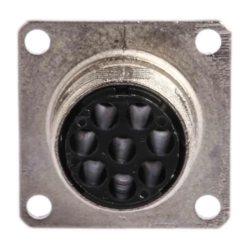 Souriau Sunbank by Eaton UTO Straight 8 Way Wall Mount MIL Spec Circular Connector Female Contacts Shell Size 12 UT00128SH6