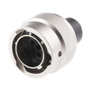 Souriau Sunbank by Eaton MIL Spec Circular Connector 10 Contacts Male Cable Mount Straight Aluminium Zinc Alloy UT0W61210PH