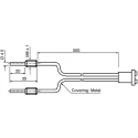 Pepperl + Fuchs Glass Fibre Optic Sensor IP40 30V dc LME18-23-05-K2
