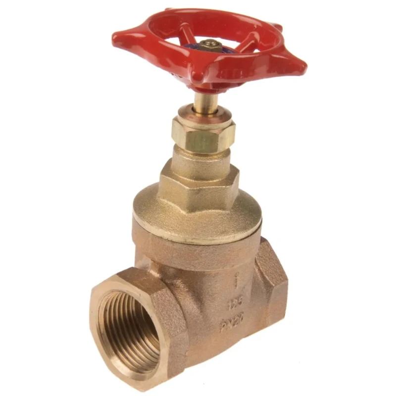 RS PRO Bronze Body Gate Valve 1 in BSPT Female Port, 20 bar Maximum Operating Pressure 510-3845