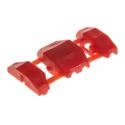 RS PRO Tap Splice Connector Red Insulated Nylon 16 AWG Brass Crimp Termination 34mm 35mm Diameter 510-4898