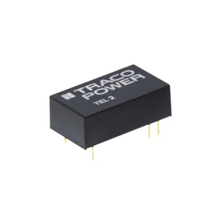 TRACOPOWER Regulated Isolated DC/DC Converter 5V DC Output 400mA, 9-18V DC Input, 2W DIP 6-Pin PCB Mount TEL 2-1211