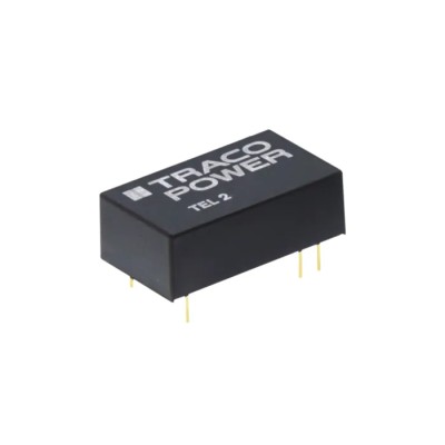 TRACOPOWER Regulated Isolated DC/DC Converter 5V DC Output 400mA, 9-18V DC Input, 2W DIP 6-Pin PCB Mount TEL 2-1211