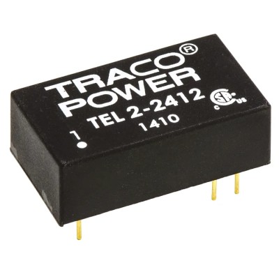 TRACOPOWER DC/DC Converter 12V dc 165mA 36V dc Input 18V Input 2W PCB DIP-16 Package TEL 2-2412