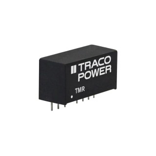TRACOPOWER 2W Regulated Isolated DC-DC Converter SIP-8 Through Hole: 15V DC Output, 67mA, 9V-4.5V DC Input, 85°C Max TMR 0523