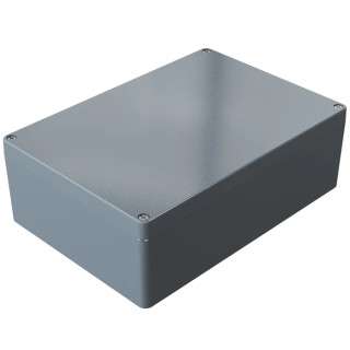 Rose Aluminium Standard Series Grey Grey Lid Die Cast Aluminium Enclosure, IP66, IK09, 330 mm x 230 mm x 330 mm 01233311