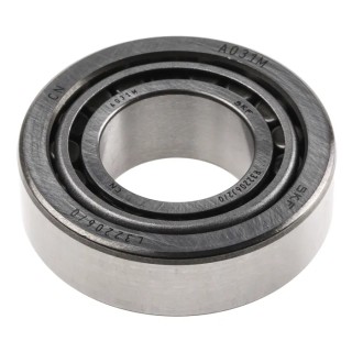 SKF Taper Roller Bearing 30 mm ID, 62 mm OD, 21.25 mm Width, Steel Cage, Open End Type 32206