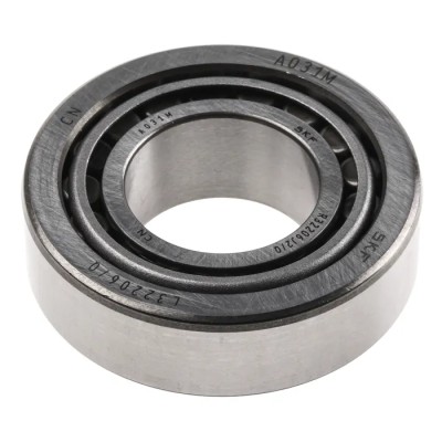 SKF Taper Roller Bearing 30 mm ID, 62 mm OD, 21.25 mm Width, Steel Cage, Open End Type 32206