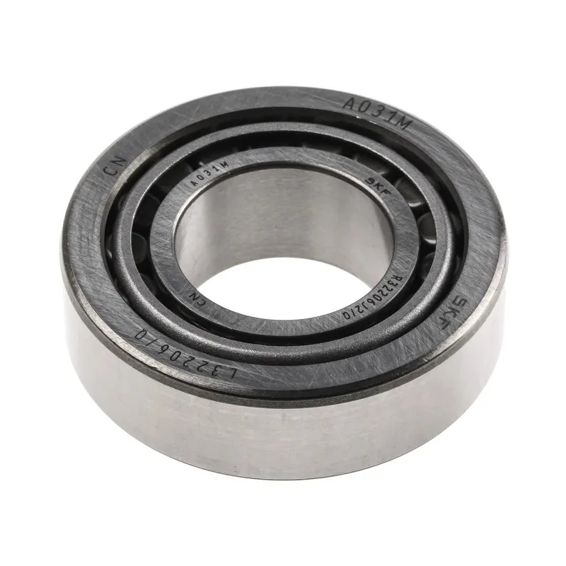 SKF Taper Roller Bearing 30 mm ID, 62 mm OD, 21.25 mm Width, Steel Cage, Open End Type 32206