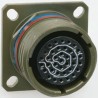 Amphenol Limited MIL Spec Circular Connector TV Copper Alloy Straight 37 Way Wall Mount Female 5A TVP00RW-15-35SA(W52)