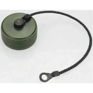 Amphenol Limited MIL-DTL-38999 Male Dust Cap Circular Connector, Shell Size 15, Zinc Cobalt over Nickel 418-6033-15P0501-04