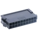 Molex Micro-Fit 3.0 Male Connector Housing, Panel Mount, 3 mm Pitch, 20 Way, 2 Row Straight 43020-2000