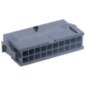 Molex Micro-Fit 3.0 Male Connector Housing, Panel Mount, 3 mm Pitch, 20 Way, 2 Row Straight 43020-2000