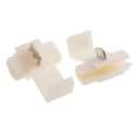 RS PRO Tap Splice Connector White Insulated, 14 AWG, Brass Contact, Polypropylene Insulation 510-8755