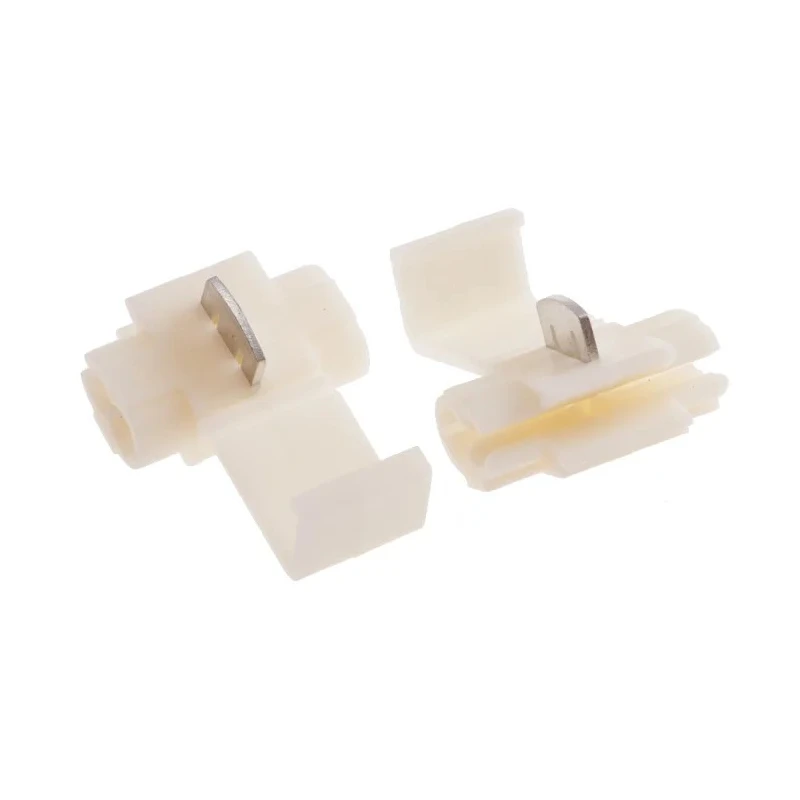 RS PRO Tap Splice Connector White Insulated, 14 AWG, Brass Contact, Polypropylene Insulation 510-8755