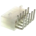 Molex Mini-Fit Jr Series Right Angle Through Hole PCB Header, 10 Contacts, 4.2 mm Pitch, 2 Row, Shrouded 39-30-1100