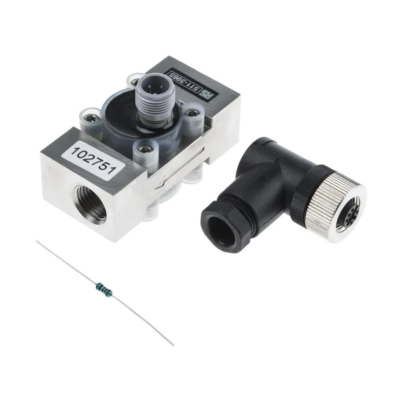 RS PRO Stainless Steel Turbine Flow Meter 0.25L/min to 6.5L/min 1/2 BSP, 1/4 BSP 511-3965