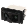 APEM Illuminated DPDT On-Off-On (On)-Off-(On) Rocker Switch Panel Nylon Housing IP68 Rated KR47CAKEEG