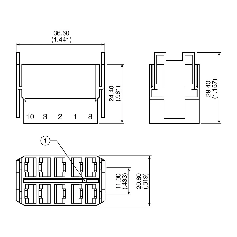 APEM Rocker Switch Connector for use with Rocker Switch U2292