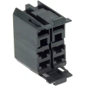 APEM Rocker Switch Connector Single Pole 10A 24Vdc Quick Connect Terminals U2260