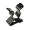 RS PRO 6.35 mm Nylon Stainless Steel Spring Clip, Black Nylon Coating, Fixing Hole Diameter 2.2 mm 507-832