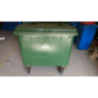 Four Wheeled Dustbin Green 660 Litre