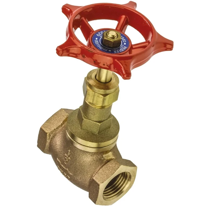 Pegler Yorkshire Bronze Globe Valve 3 in Screwed End, Bronze Body, Cast Iron Handle, MSS SP-80 Standard 110007