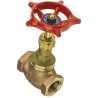 Pegler Yorkshire Bronze Globe Valve 3 in Screwed End, Bronze Body, Cast Iron Handle, MSS SP-80 Standard 110007