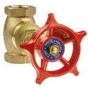 Pegler Yorkshire Bronze Globe Valve 3 in Screwed End, Bronze Body, Cast Iron Handle, MSS SP-80 Standard 110007