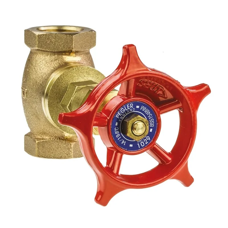 Pegler Yorkshire Bronze Globe Valve 3 in Screwed End, Bronze Body, Cast Iron Handle, MSS SP-80 Standard 110007