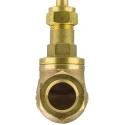 Pegler Yorkshire Bronze Globe Valve 3 in Screwed End, Bronze Body, Cast Iron Handle, MSS SP-80 Standard 110007