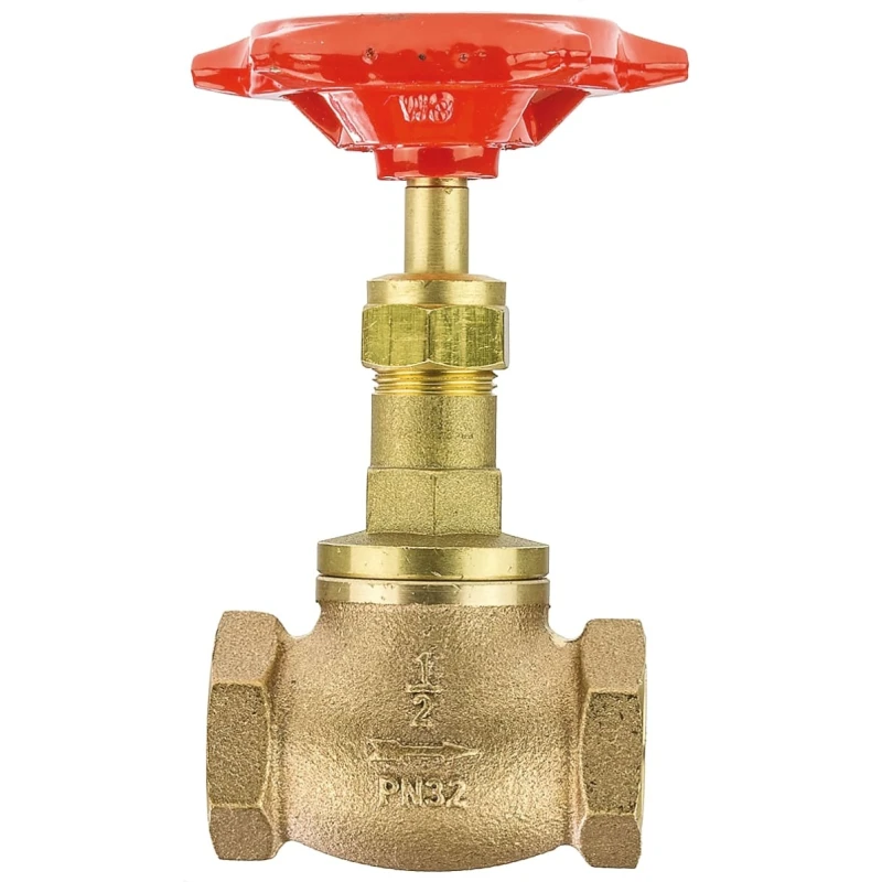 Pegler Yorkshire Bronze Globe Valve 3 in Screwed End, Bronze Body, Cast Iron Handle, MSS SP-80 Standard 110007