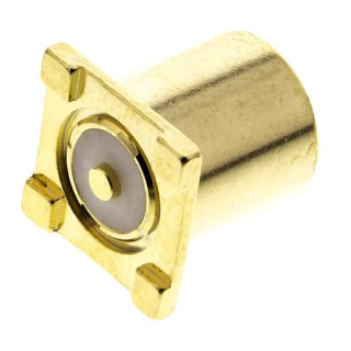 TE Connectivity Greenpar Series Coaxial Connector Surface Female MCX 50 Ω Straight Body Solder 1-1337582-0