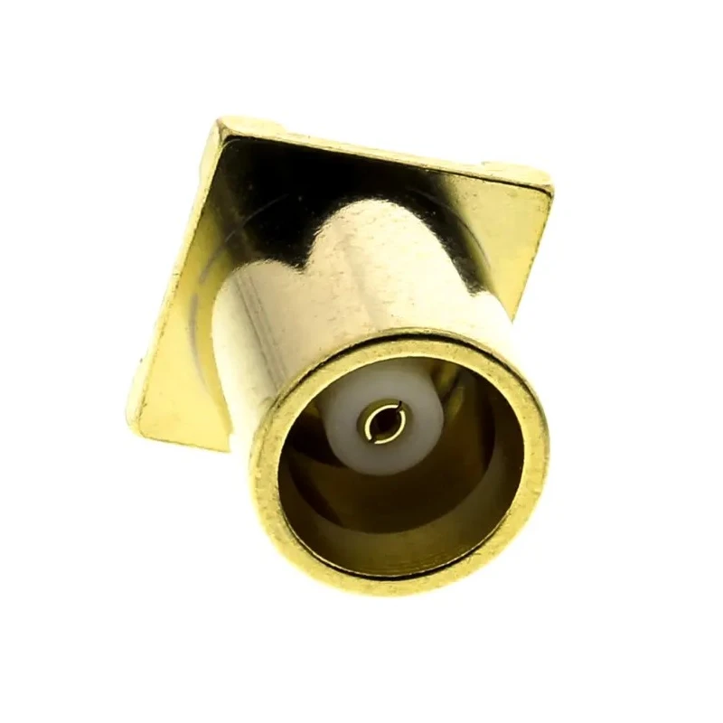 TE Connectivity Greenpar Series Coaxial Connector Surface Female MCX 50 Ω Straight Body Solder 1-1337582-0